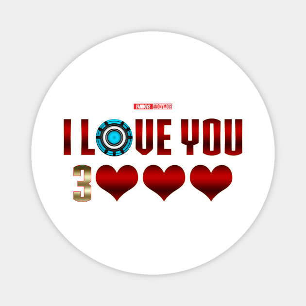 I Love You 3000 v6 Magnet by Fanboys Anonymous